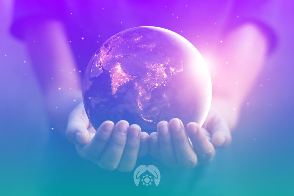 meditazione cuori gemelli – mani che sorreggono il mondo